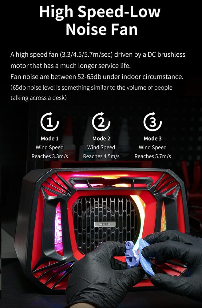 DSPIAE T1 Glutton Dust filtering