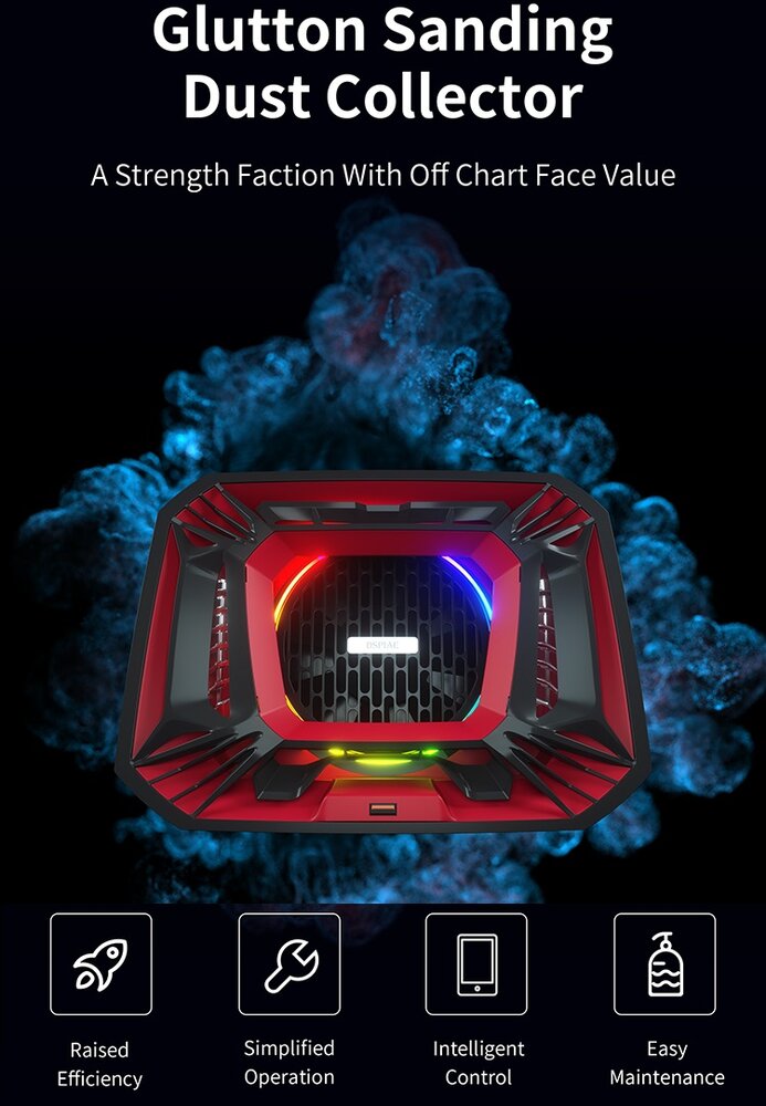 DSPIAE T1 Glutton Dust filtering