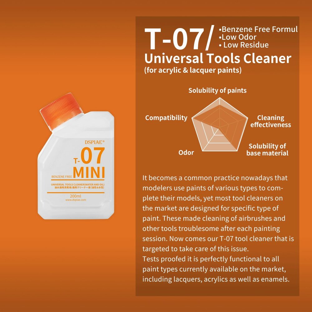 DSPIAE T-07 Mini Universal Tools Cleaner