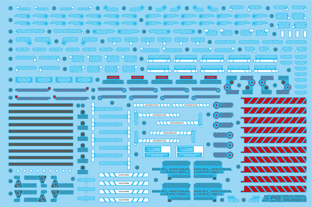 Delpi-Decal PG Unicorn Perfectibility Divine Expansion Set Blue Holo