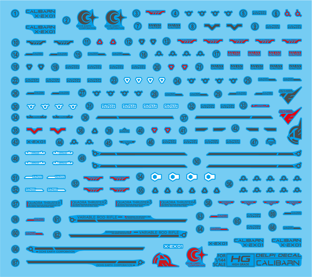 Delpi-Decal HG Calibarn Normal