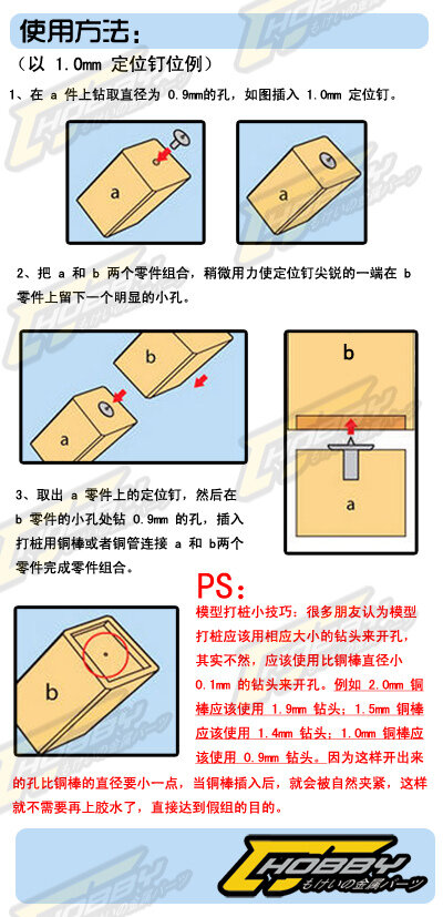 CJ Hobby Metal Positioning Nails
