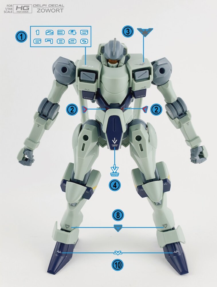 Delpi-Decal HG Zowort Heavy Normal