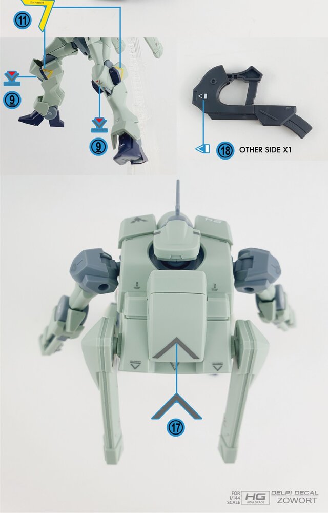 Delpi-Decal HG Zowort Heavy Normal