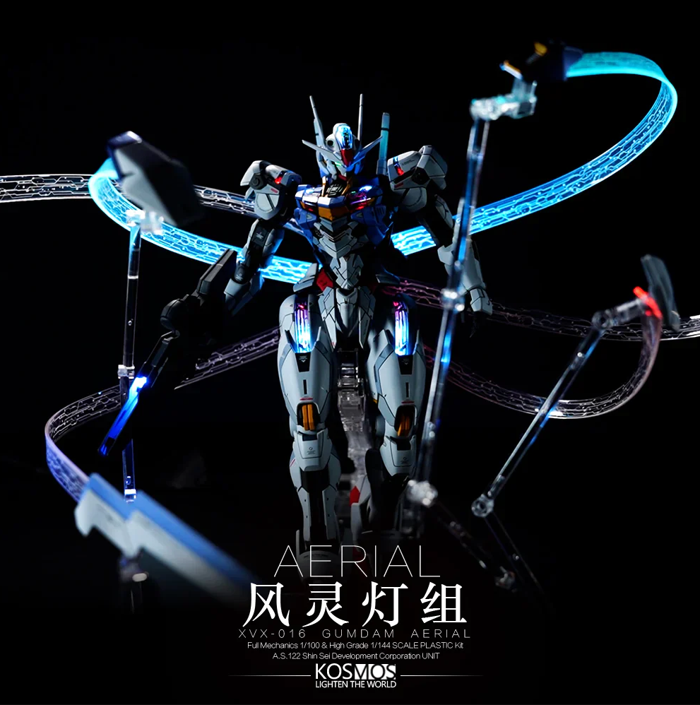 Kosmos FM Aerial Gundam RGB LED Set + Remote