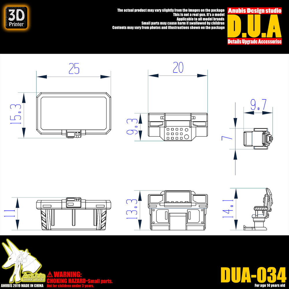 Anubis DUA-034 Mainframe Terminal Accessories 02