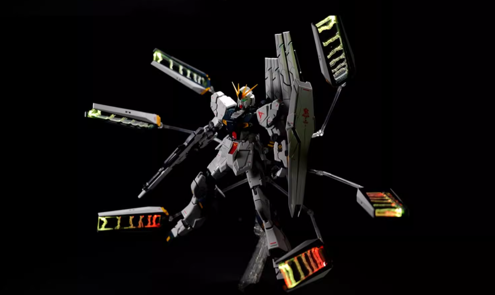 Kosmos MG Nu/Hi-Nu/Metal Build Fin Funnel RGB LED Set + Remote
