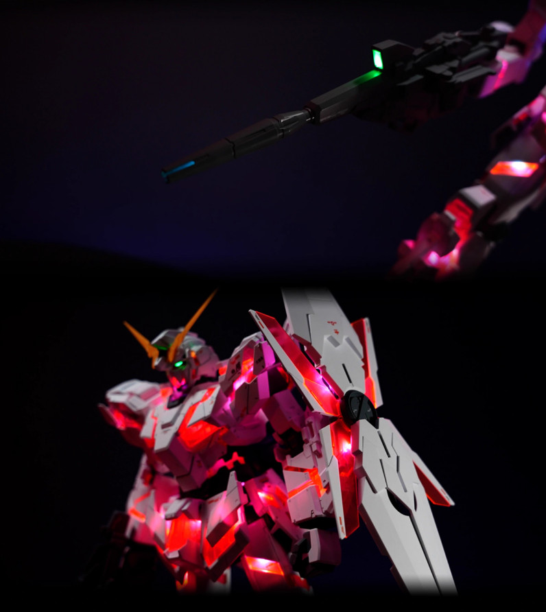 Kosmos MS Unicorn Gundam RGB LED Set + Remote