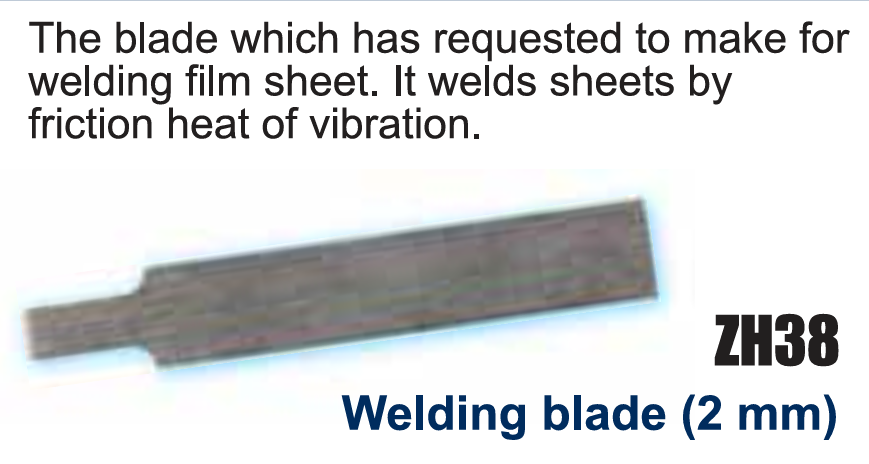 Echo Tech Welding Blade 2mm for Ultrasonic Cutter ZH38