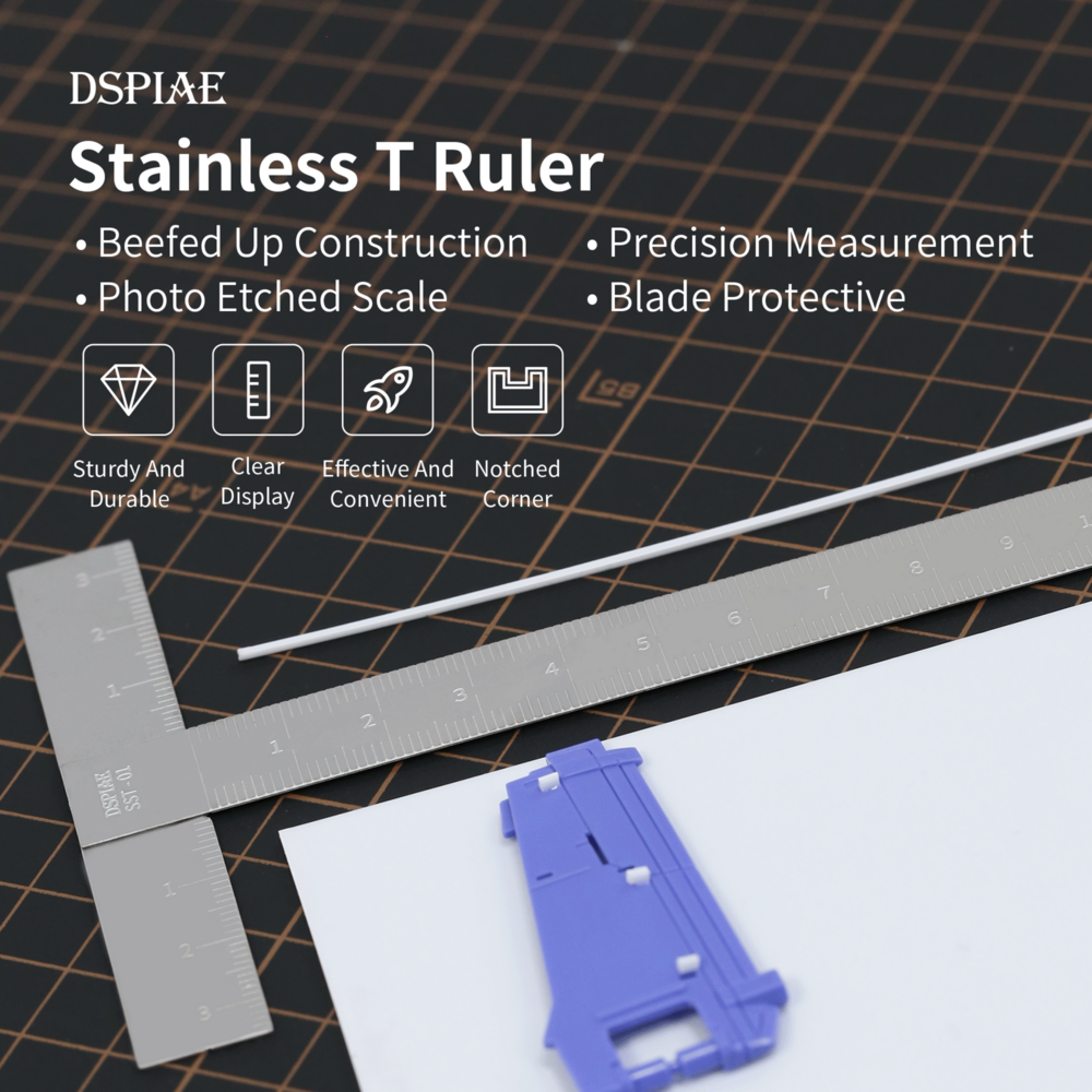 DSPIAE Stainless Steel T-Ruler SST-01