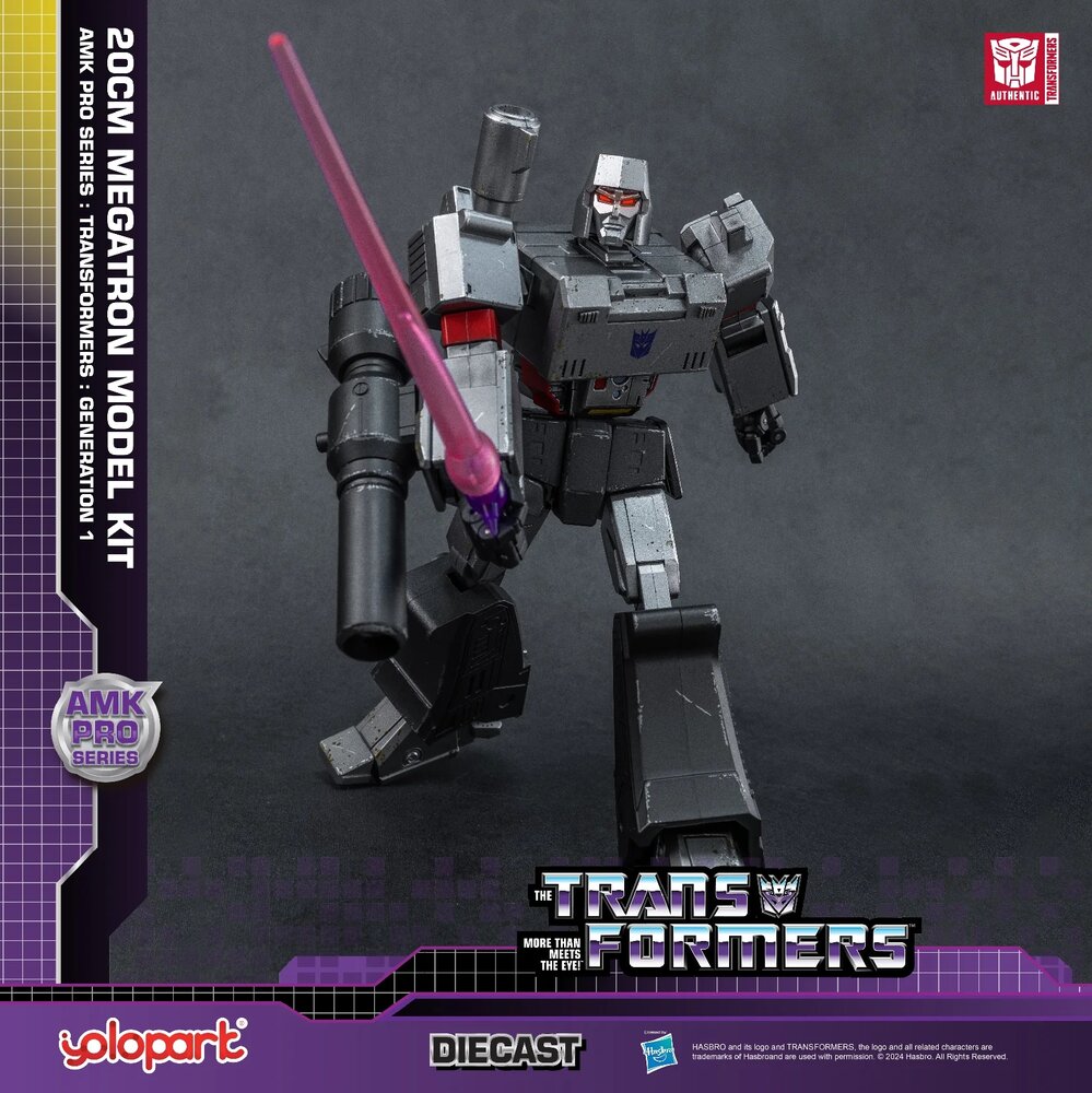 Yolopark Transformers: Generation 1 Megatron 20cm Model AMK Pro Series
