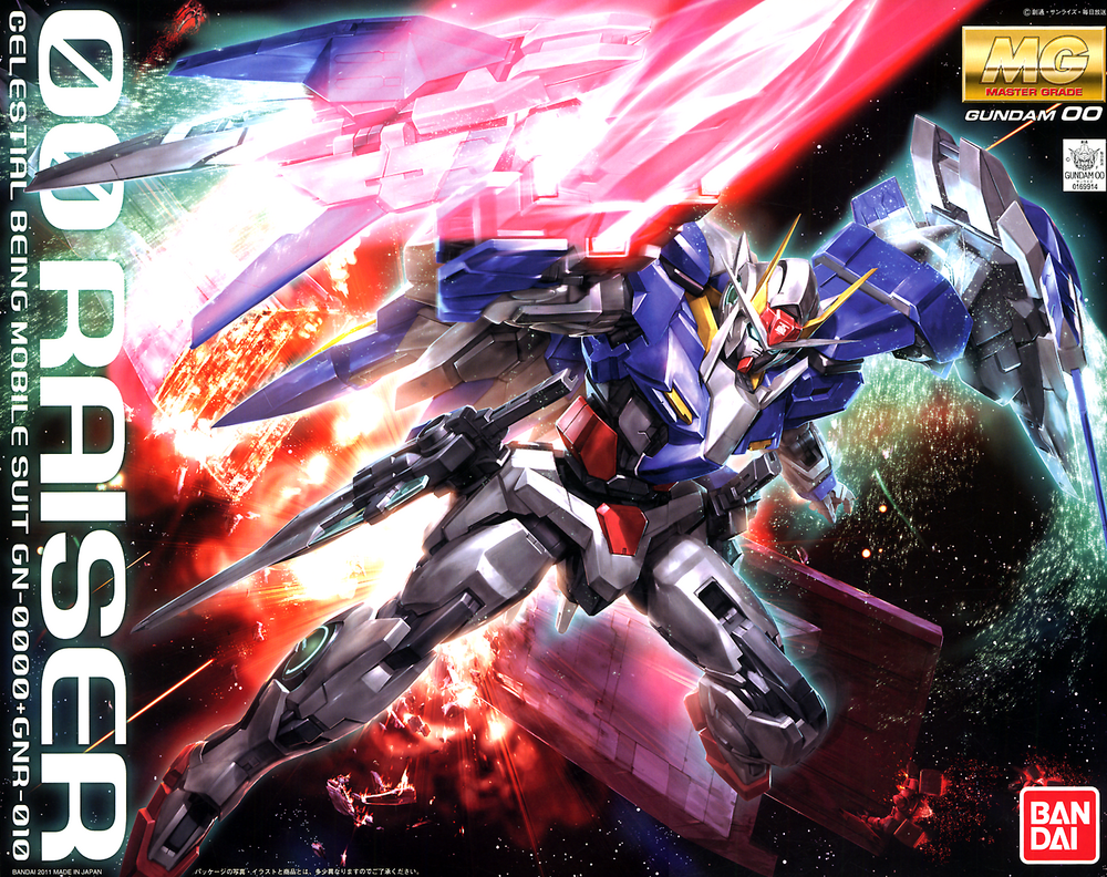 1/100 MG GN-0000+GNR-010 Gundam 00 Raiser