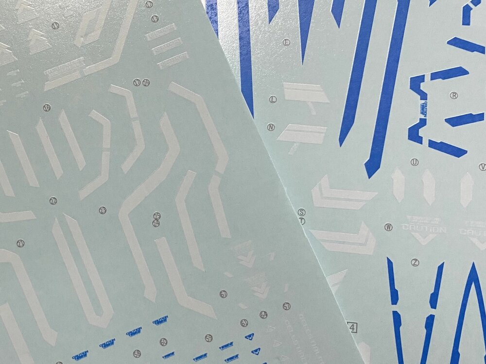 Flaming-Snow PG-02 OO Gundam Seven Sword/G Fluorescent Decals