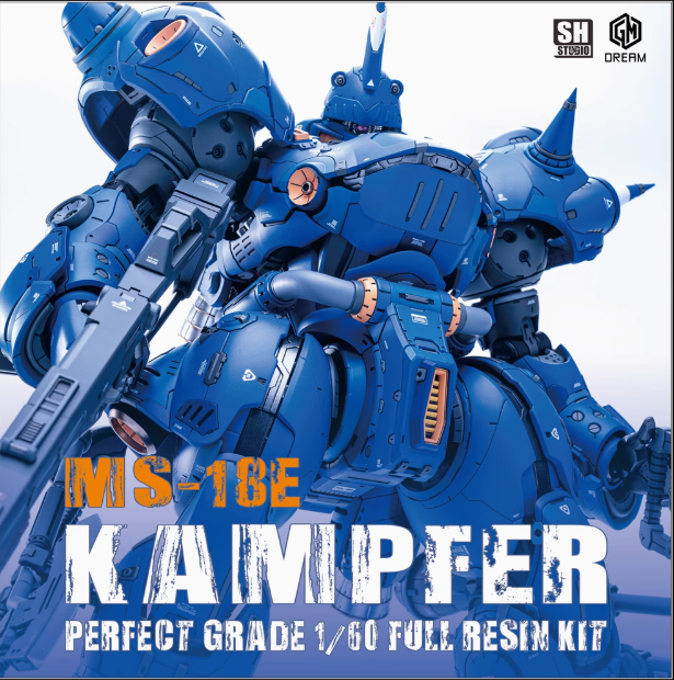 PRE-ORDER SH Studio 1/60 PG MS-18E K&auml;mpfer Full Resin Kit