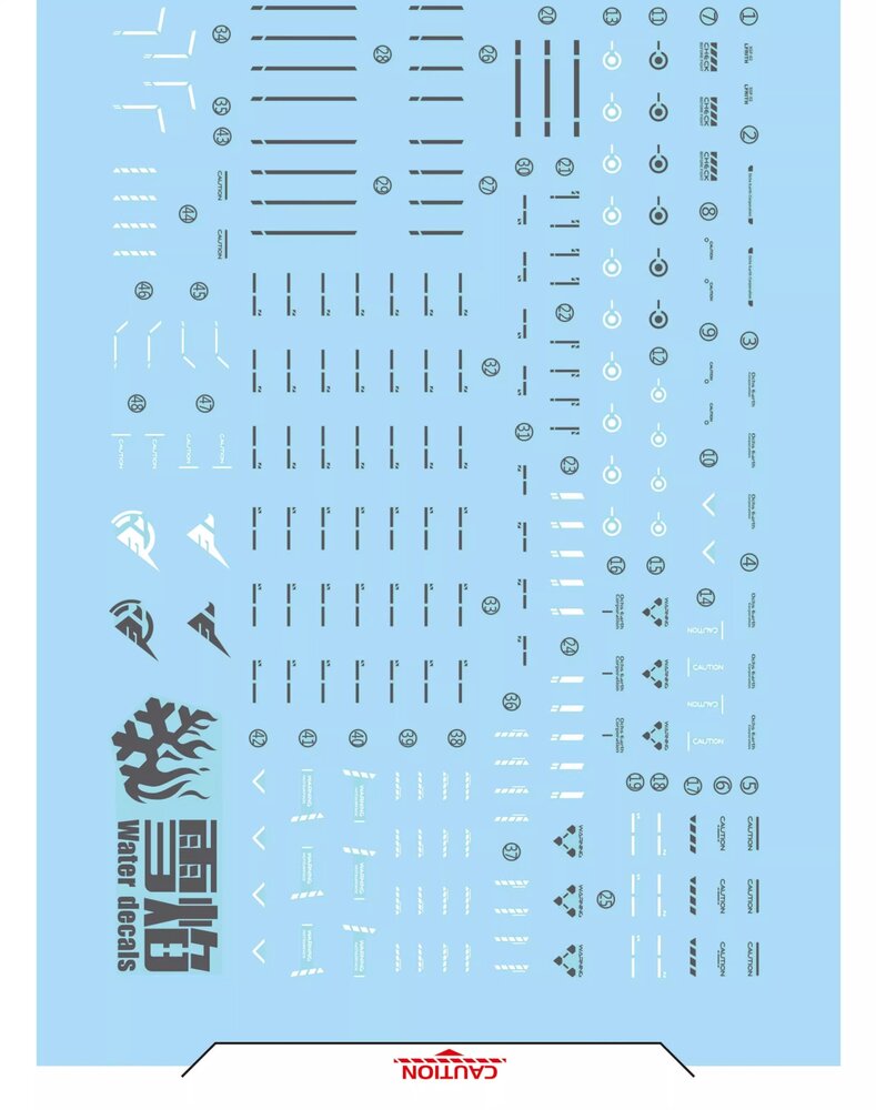 Flaming-Snow HG-63 Lfrith Fluorescent Decals