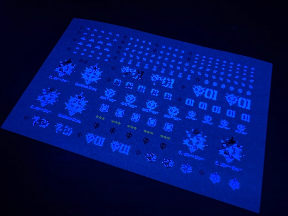Flaming-Snow HG-49 MS-06F Cucuruz Doan&#039;s Zaku Fluorescent Decals