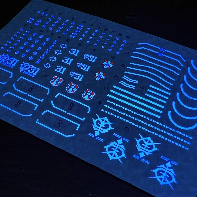 Flaming-Snow HG-07 GTO Prototype Gouf Fluorescent Decals