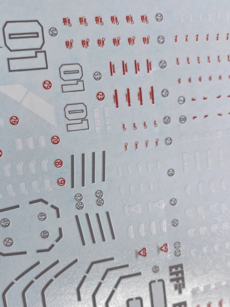 Flaming-Snow HG-04 Gundam Local Type / Gundam Marine Type (GTO) Fluorescent Decals