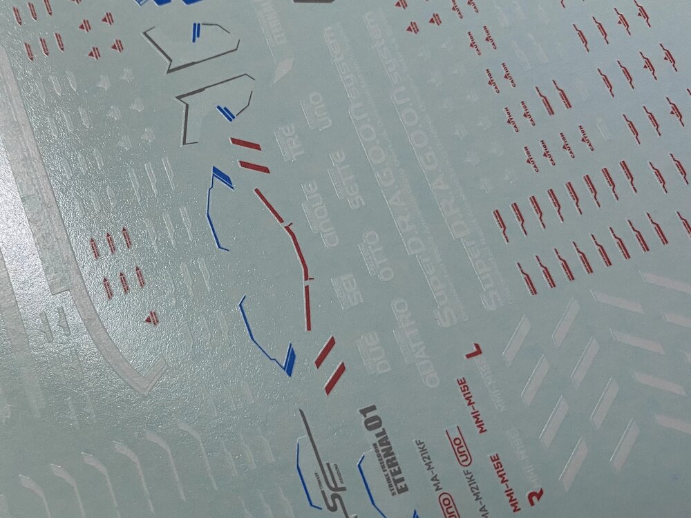 Flaming-Snow HG-23CE ZGMF-X20A Strike Freedom Gundam &amp; ZGMF-X42S Destiny Gundam Fluorescent Decals