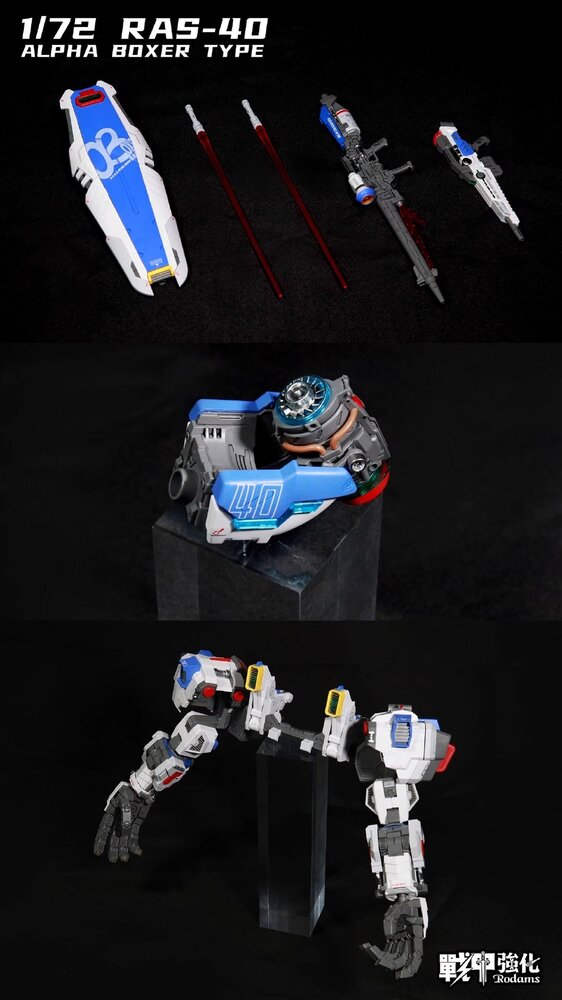 Rodams 1/72 RAS-40 GP04 Alpha Boxer Type [Limited Blue Version]