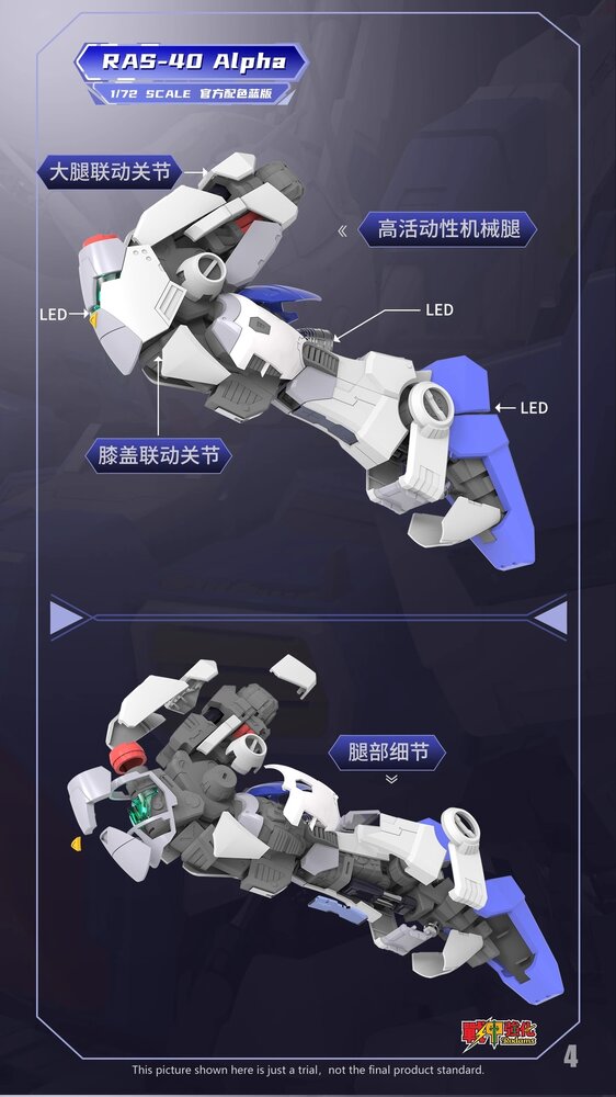 Rodams 1/72 RAS-40 GP04 Alpha Boxer Type [Limited Blue Version]