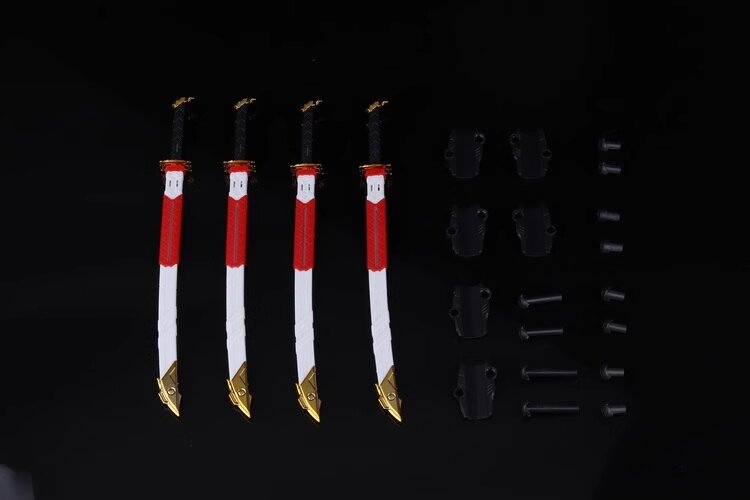 BW Model Four Swords Accessory Pack for 1/100 MG Astray Red Frame