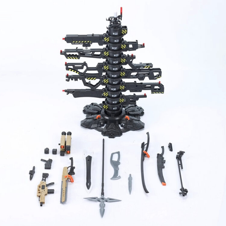 EW 1/144 Evangelion Weapon Set and Tower Display Base