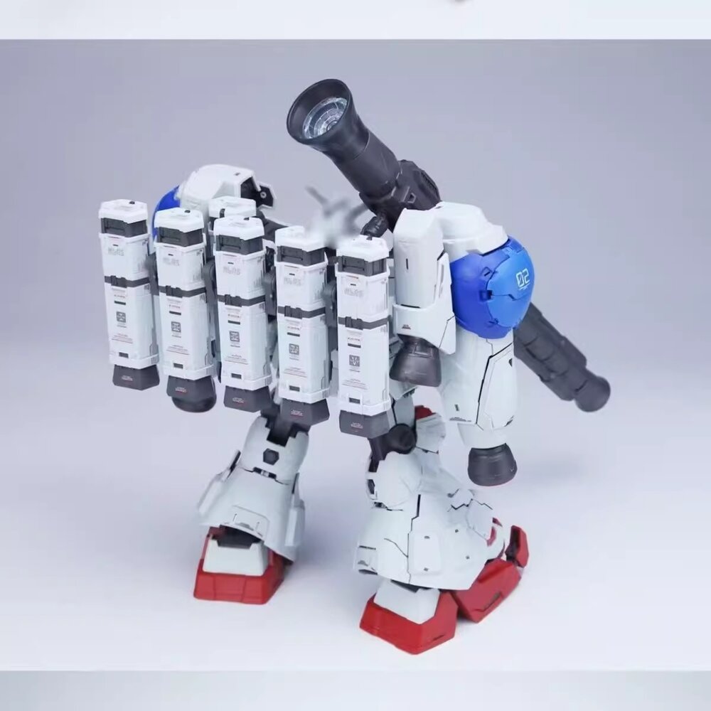 PRE-ORDER Solomon 1/100 RX-78GP02A Gundam Physalis + MLRS Backpack and Clear Armor Parts
