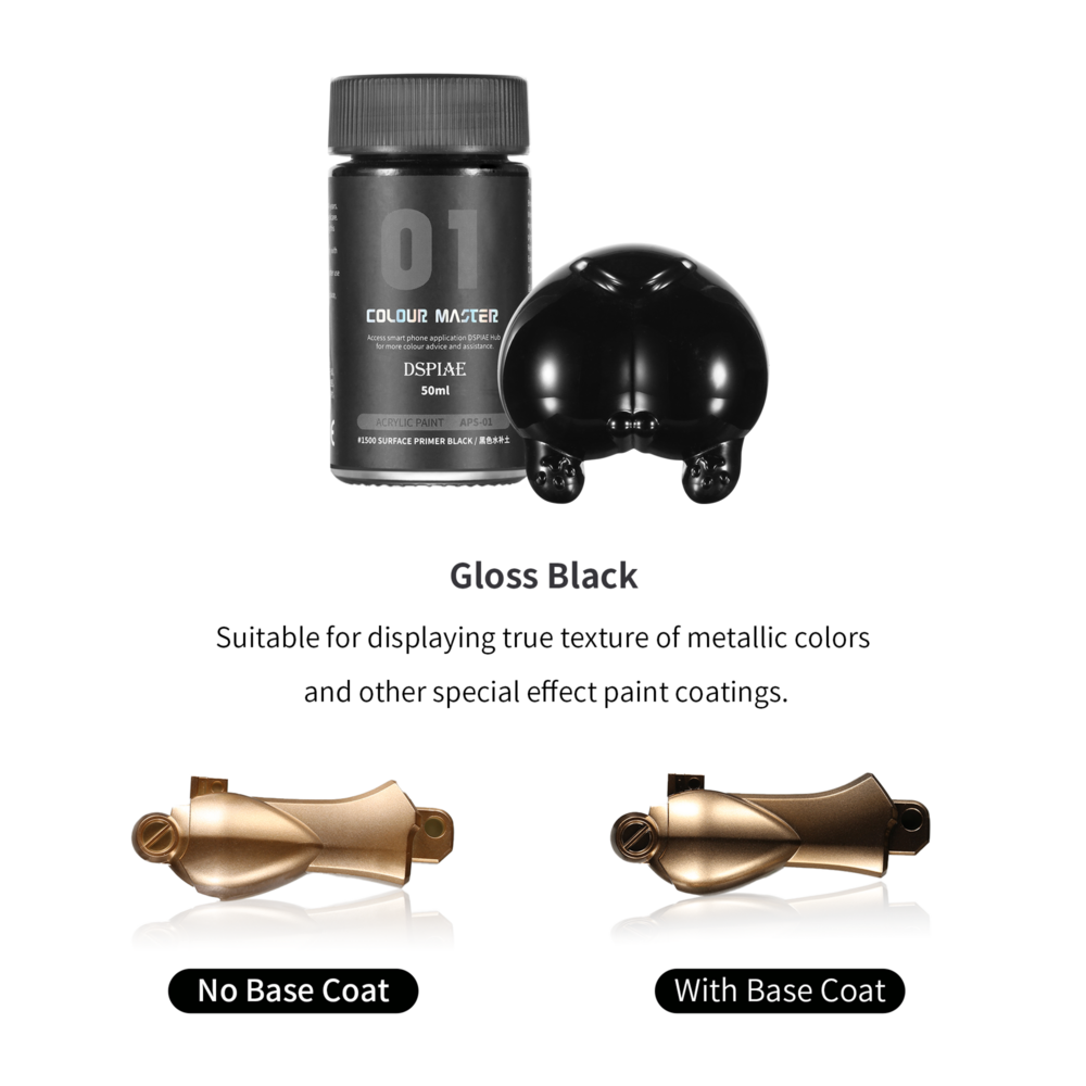 DSPIAE Acrylic Surface Primer Gloss Black APS-01