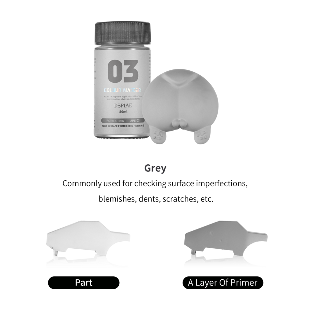 DSPIAE Acrylic Surface Primer Gloss Black APS-01