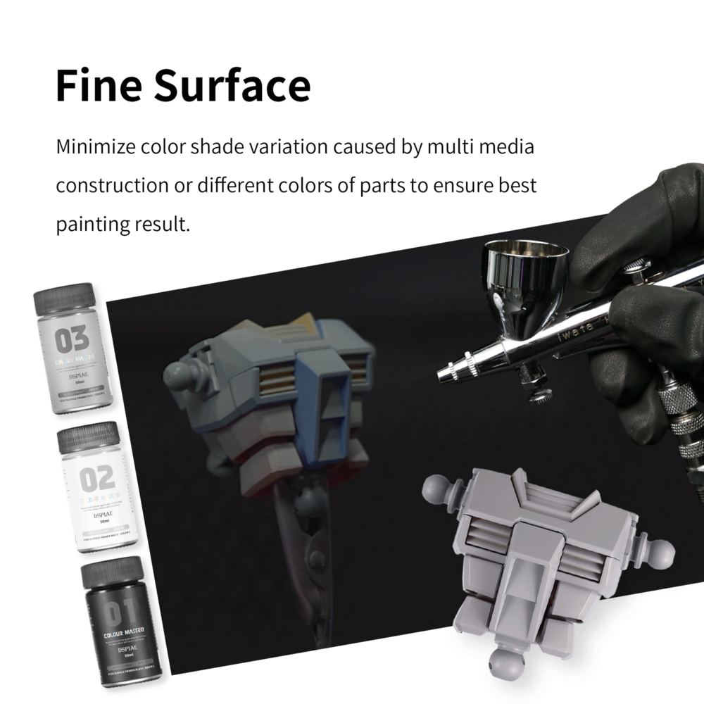DSPIAE Acrylic Surface Primer Gloss Black APS-01