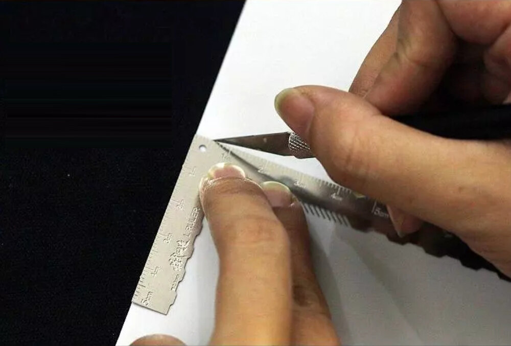 Moshi L-Shaped Ruler and Engraver MS-004