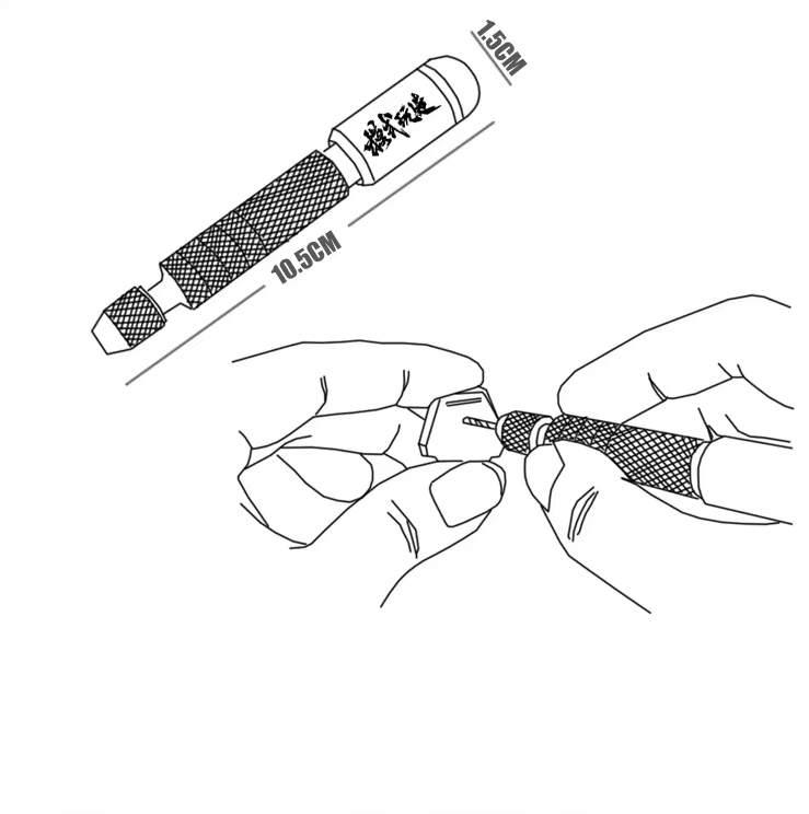 Moshi Double Bearing Hand Drill Handle MS-091