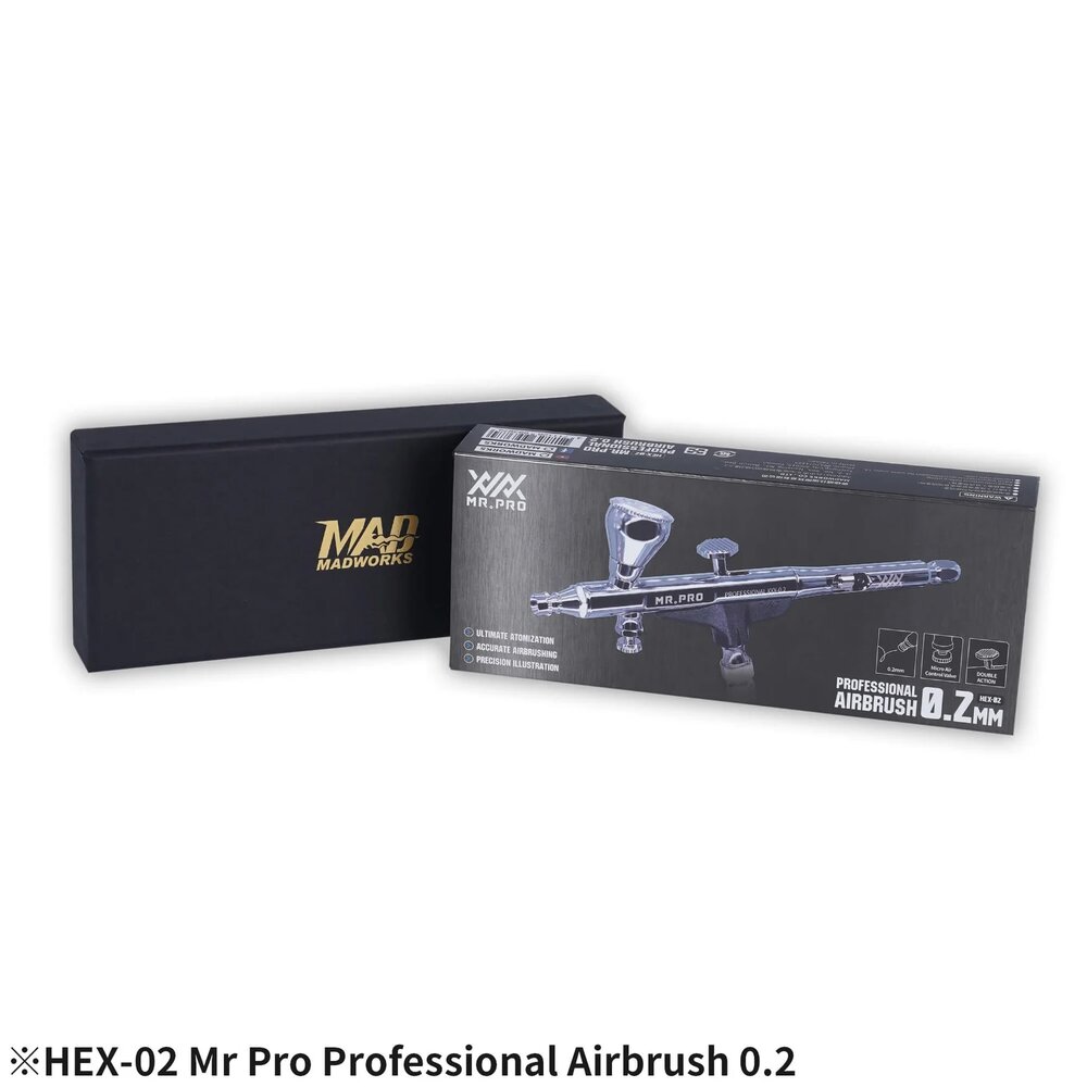 Madworks Mr. Pro Professional Airbrush 0.2 HEX-02