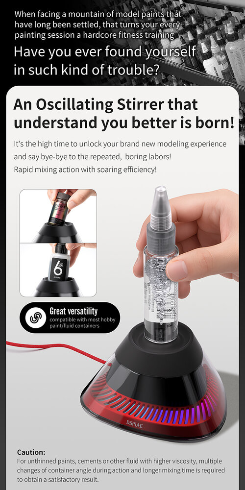 DSPIAE Vibrating Paint Stirrer MS-02
