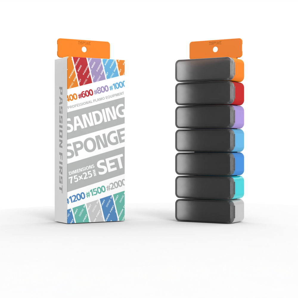 DSPIAE Vigrous Sponge Sandpaper Set XSS-S01