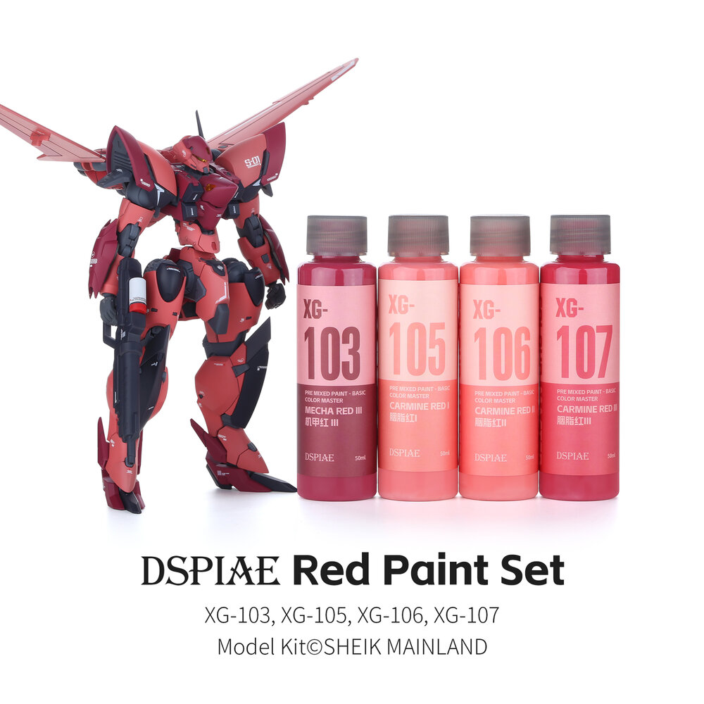 DSPIAE Pre-Mixed Acrylic Paints 50ml Surface Primer (White) XPS-01