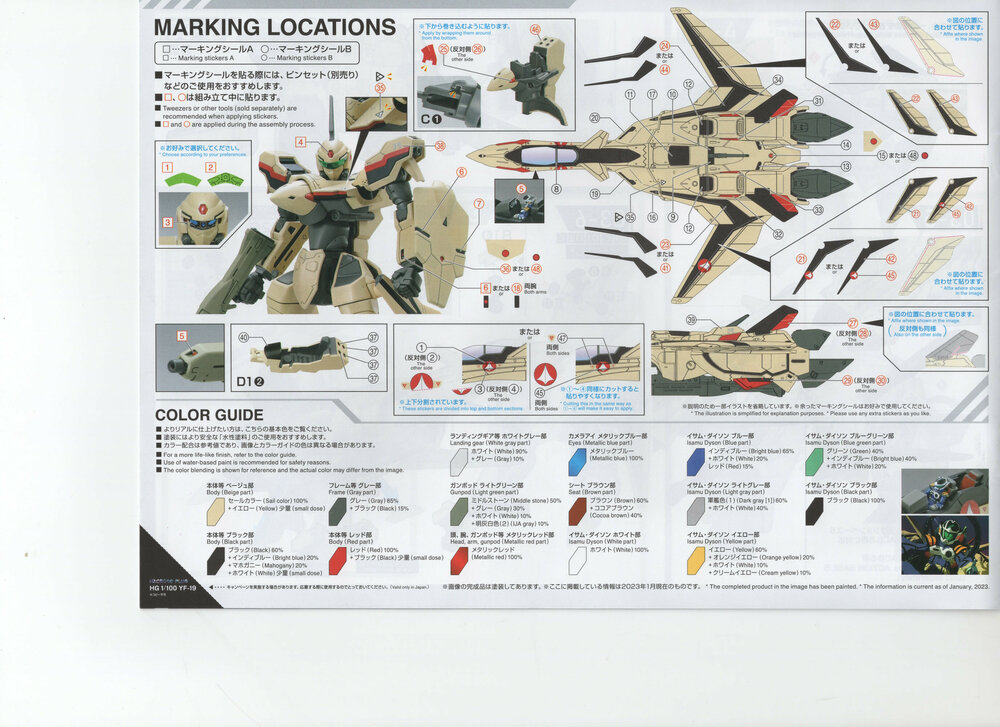 Delpi-Decal HG Macross Plus YF-19
