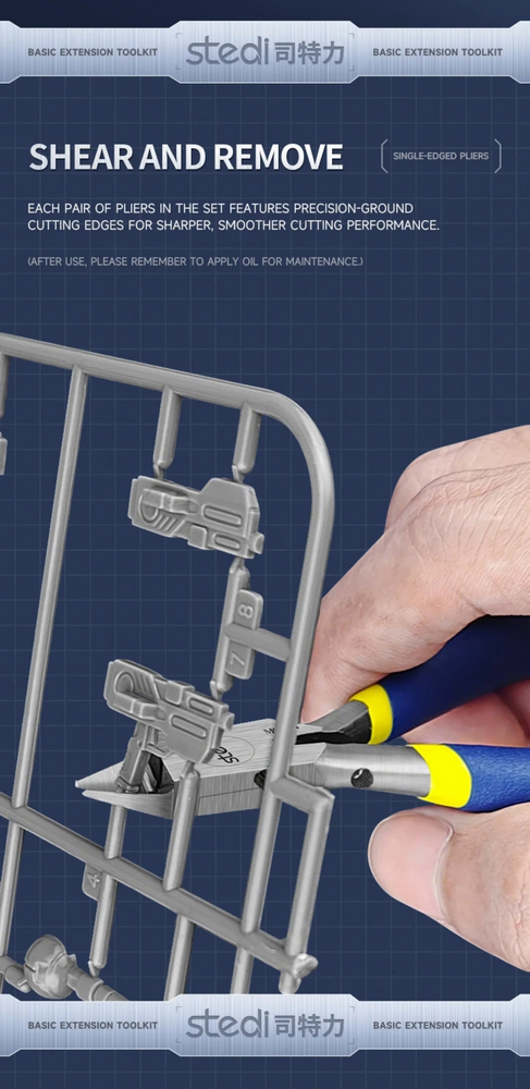 Stedi Model Tools+ TZ-02 Tool Set