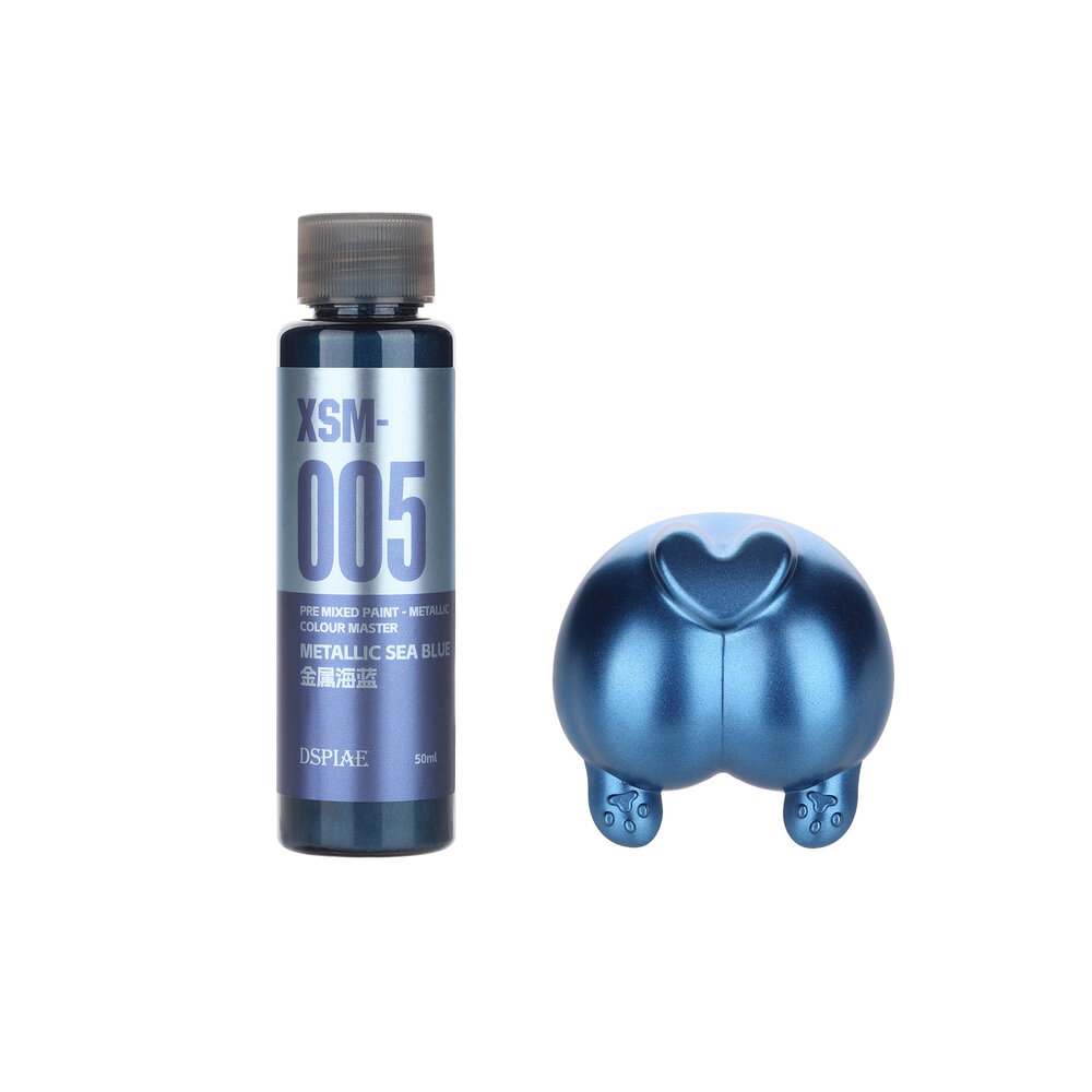 DSPIAE Pre-Mixed Acrylic Paints 50ml Metallic Sea Blue XSM-005