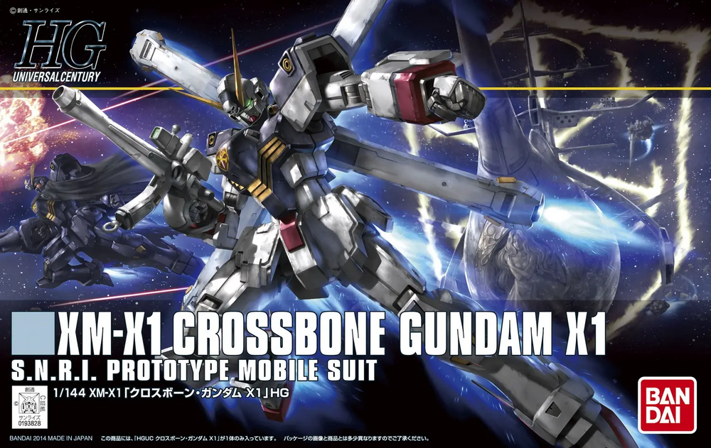 1/144 HGUC XM-X1 Crossbone Gundam X1 HG187