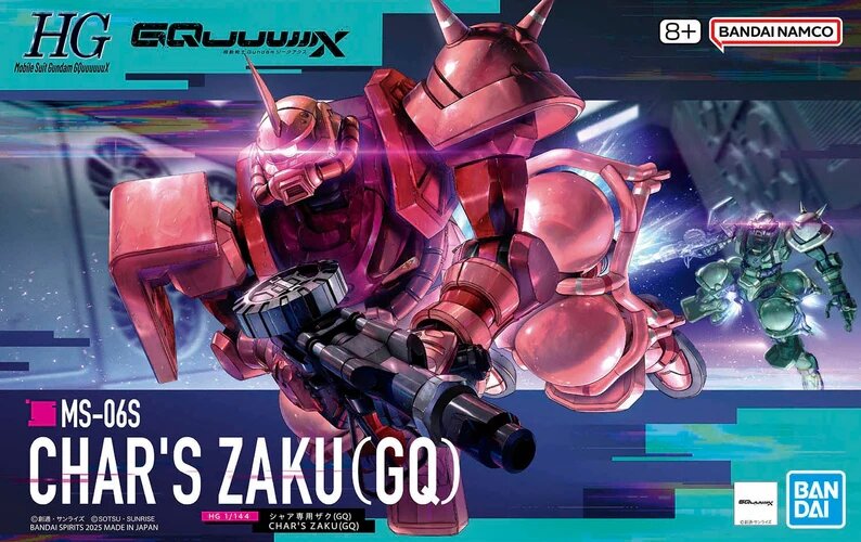 1/144 HG MS-06S Char's Zaku (GQ)