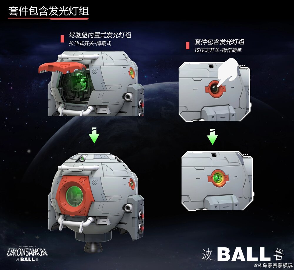 PRE-ORDER UMONSAMON 1/60 PG Mobile Pod Ball