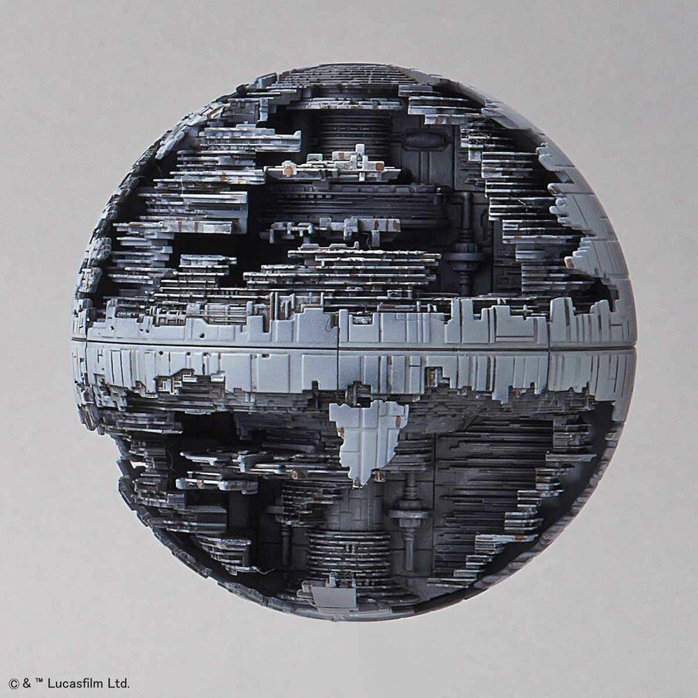Star Wars 1/2700000 Death Star II & 1/14500 Star Destroyer Model