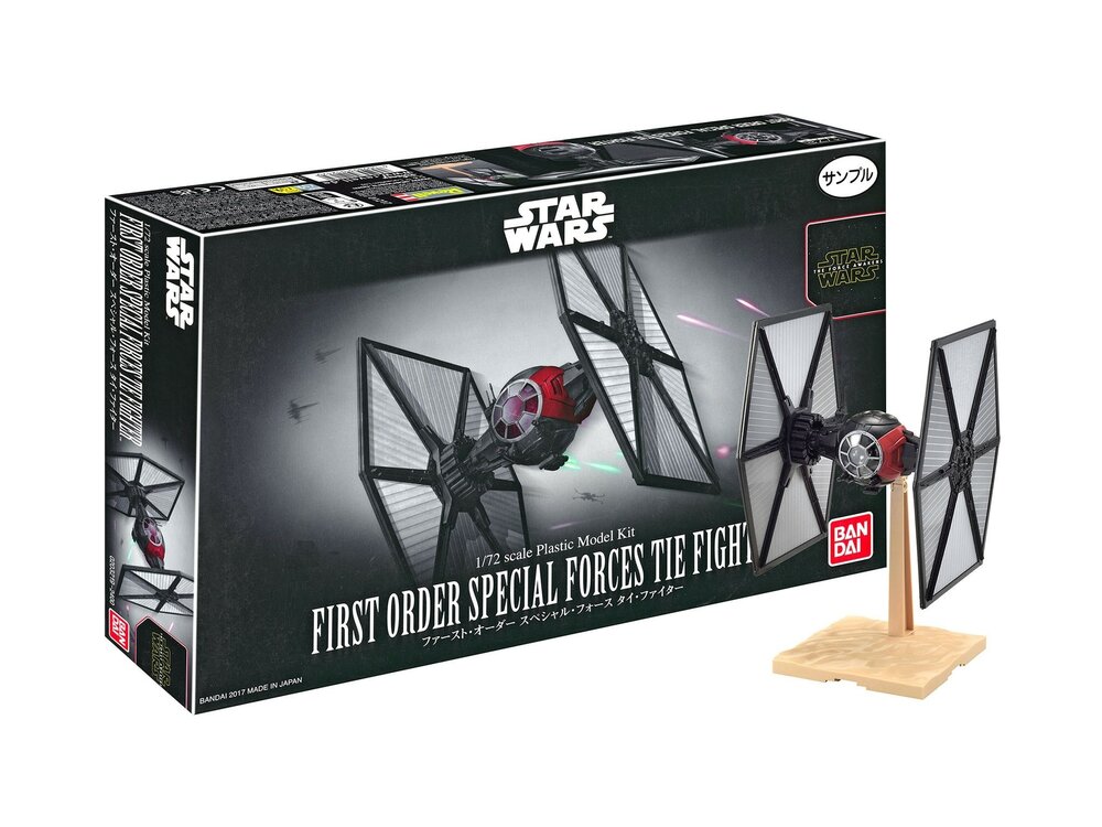 Star Wars 1/72 First Order Special Forces TIE Fighter Model Kit
