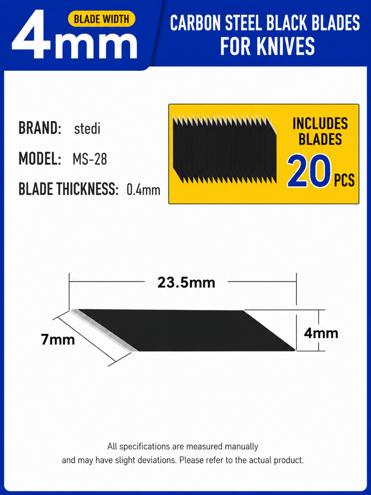 Stedi 4mm Narrow Blade Hobby Knife MS-21