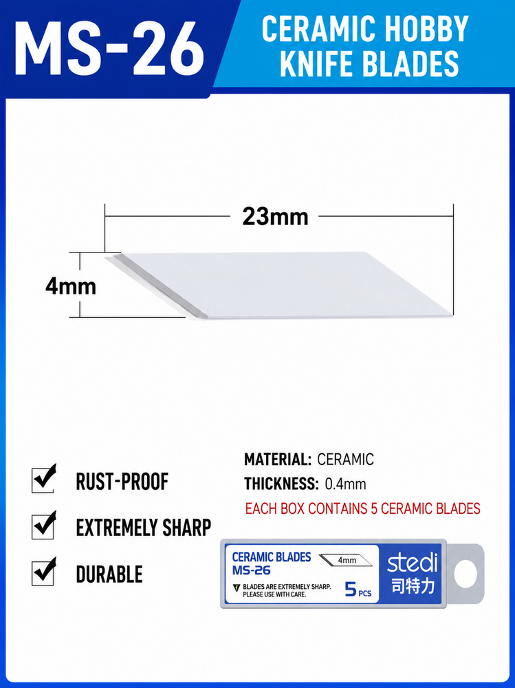 Stedi Ceramic Hobby Knife MS-24