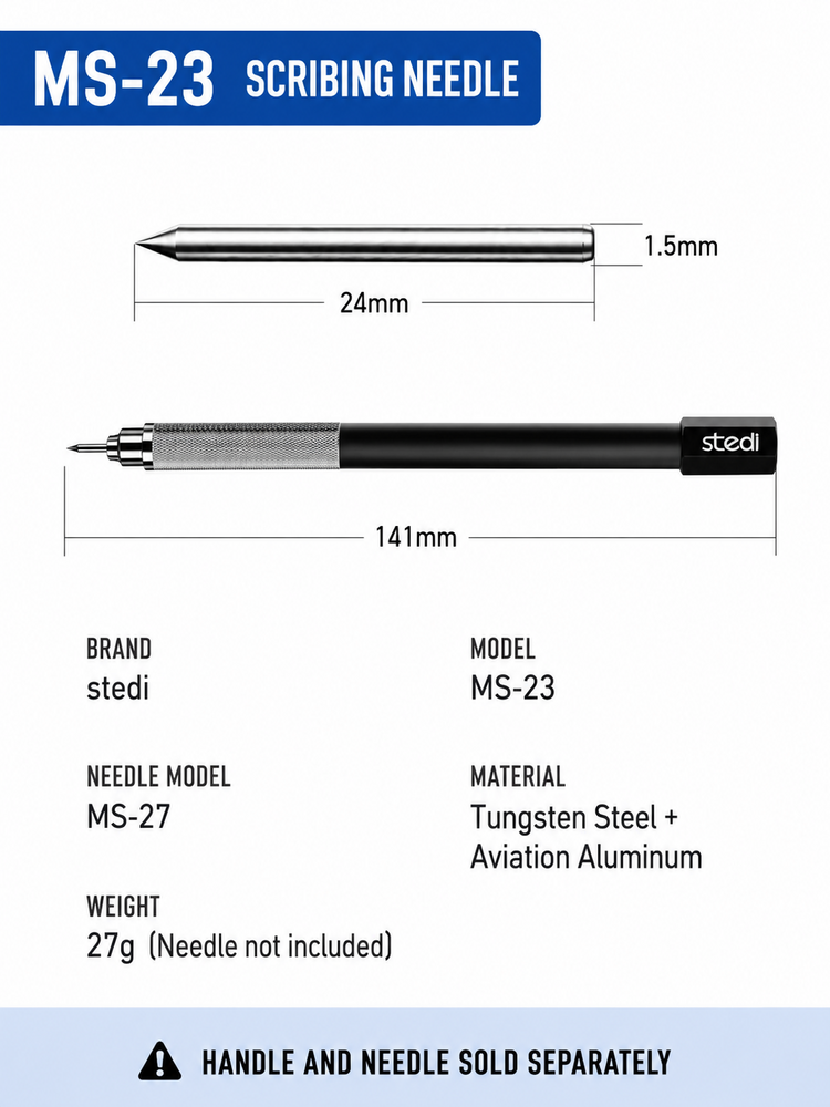 Stedi Tungsten Steel Needle Tool MS-23