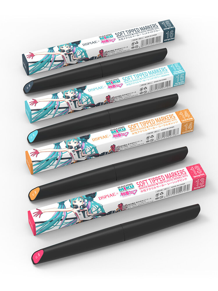 DSPIAE x Hatsune Miku Limited MK Acylic Soft Tip Markers