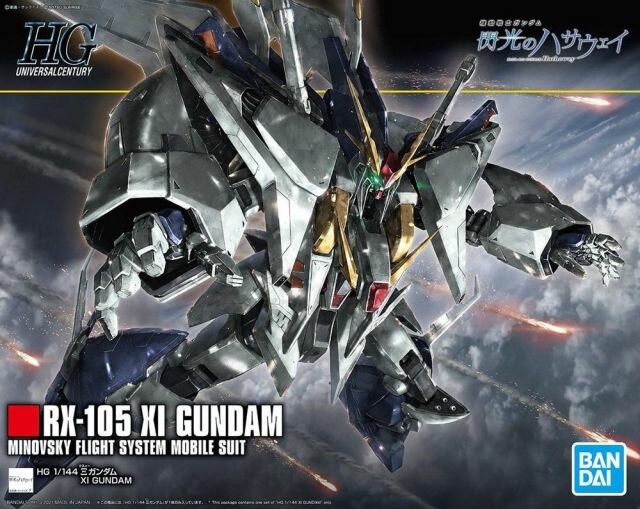 【未開封】HG RX-105 XI GUNDAM HGUC 1/144 RX-105 XI GUNDAM - RELEASE INFO, BOX ART AND